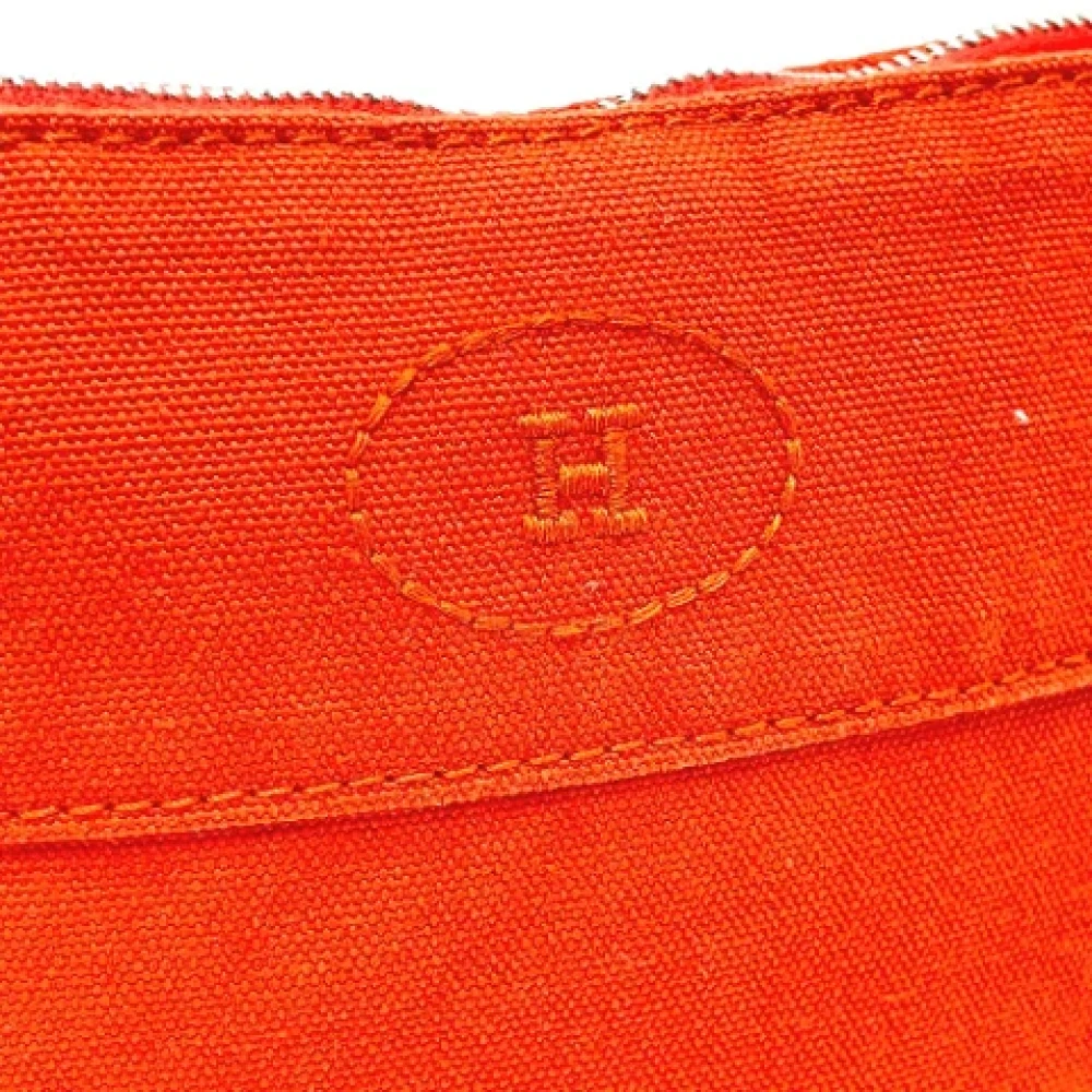 Hermès Vintage Pre-owned Cotton pouches Orange Dames