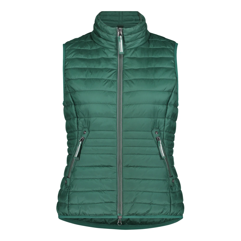 Betty Barclay Gewatteerd Vest met Opstaande Kraag Green Dames