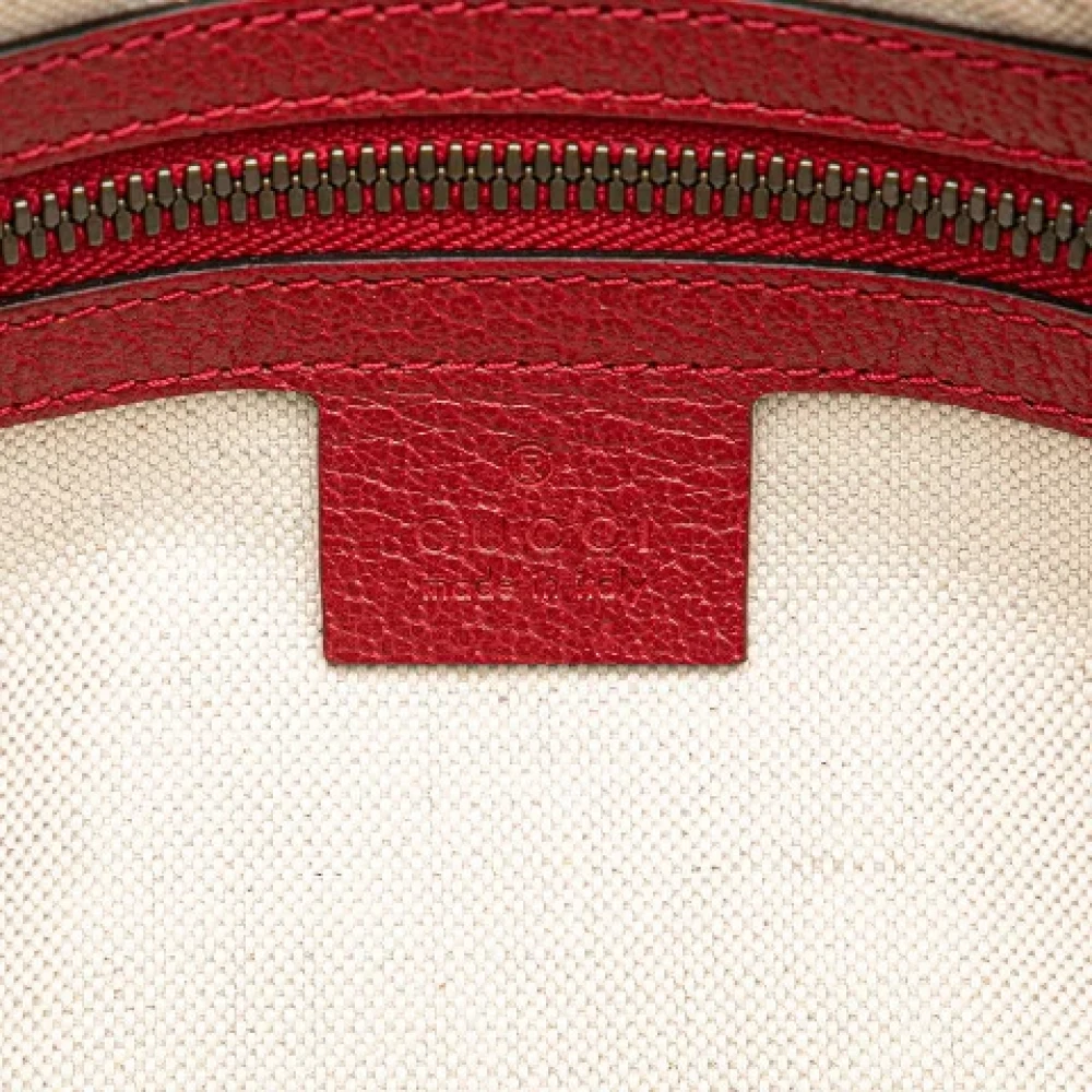 Gucci Vintage Pre-owned Canvas gucci-bags Red Dames