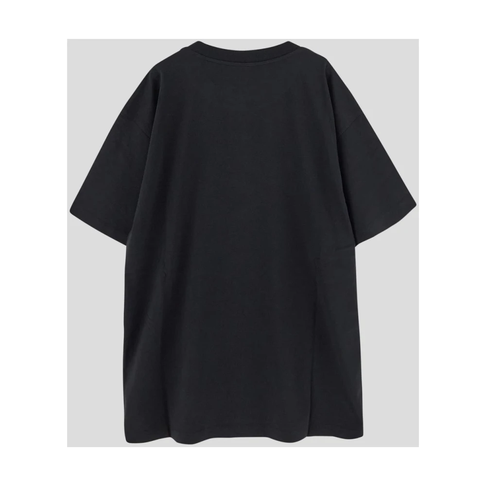 MM6 Maison Margiela Katoenen Logo T-Shirt Black Heren