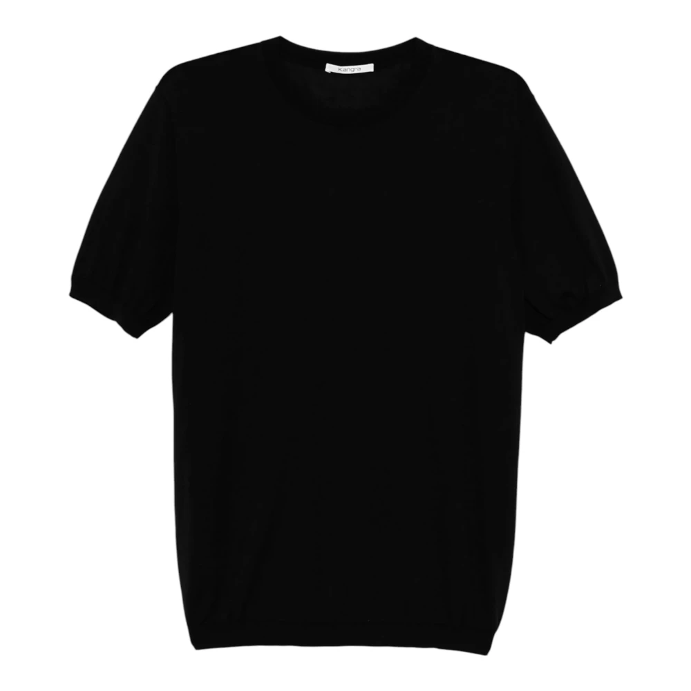 Kangra Mannelijk Zwart Tops Heren, Xl, Ronde Hals Korte Mouw T-Shirt