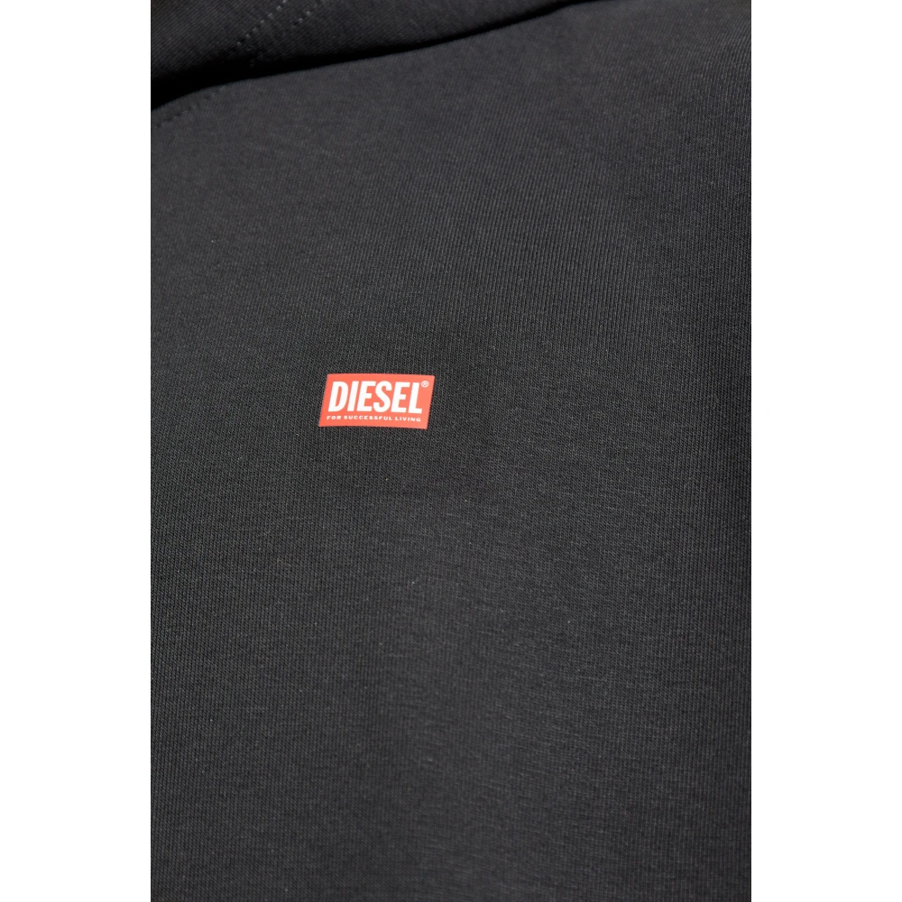 Diesel Sweatshirt S-Boxt-Hood Black Heren