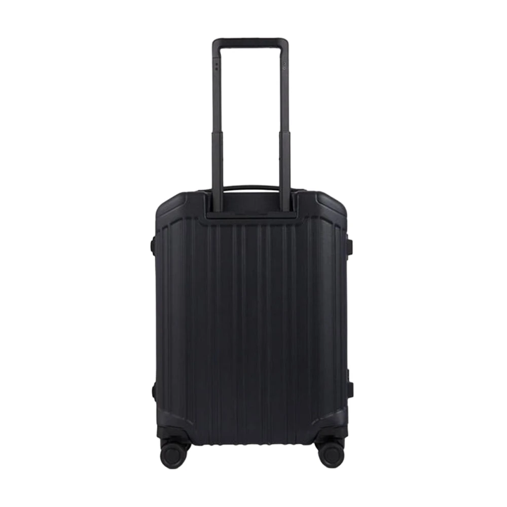 Piquadro Zwarte Koffer Stijlvol en Black Unisex