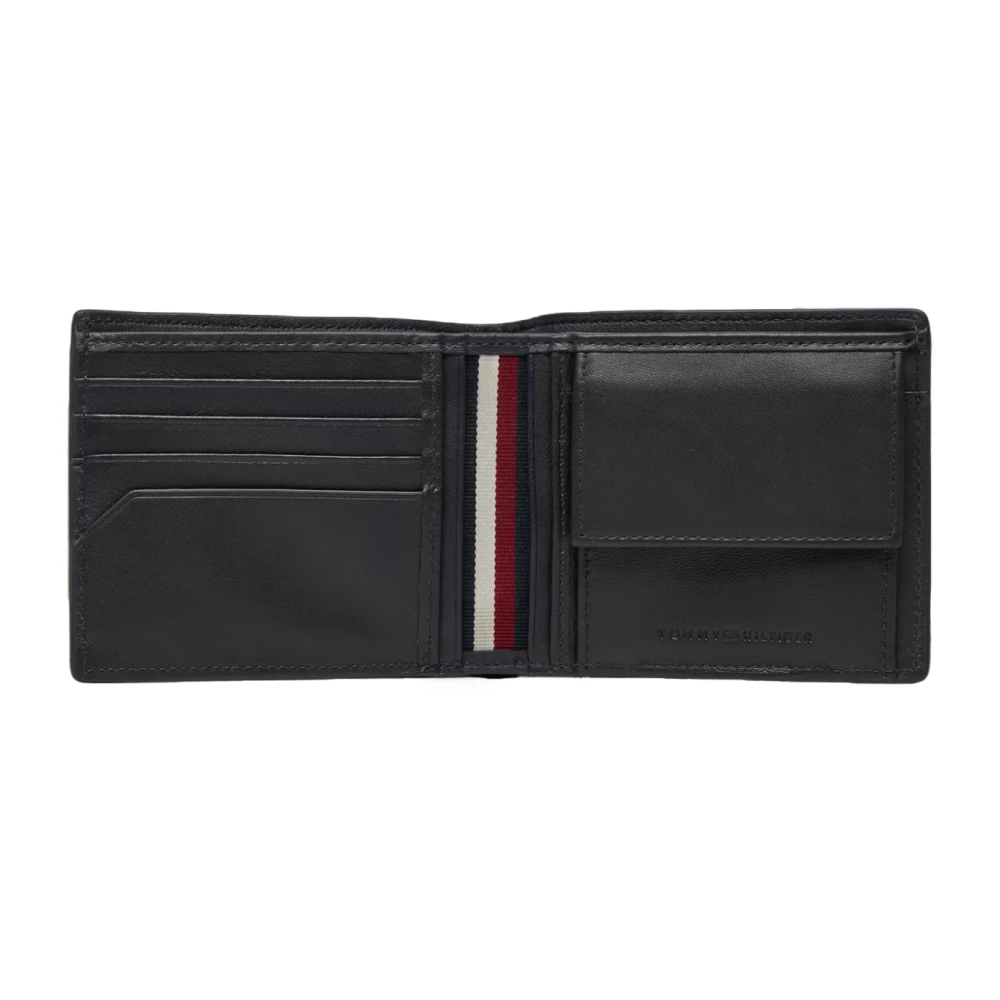 Tommy Hilfiger Casual Munt Portemonnee Herfst Winter Collectie Black Heren