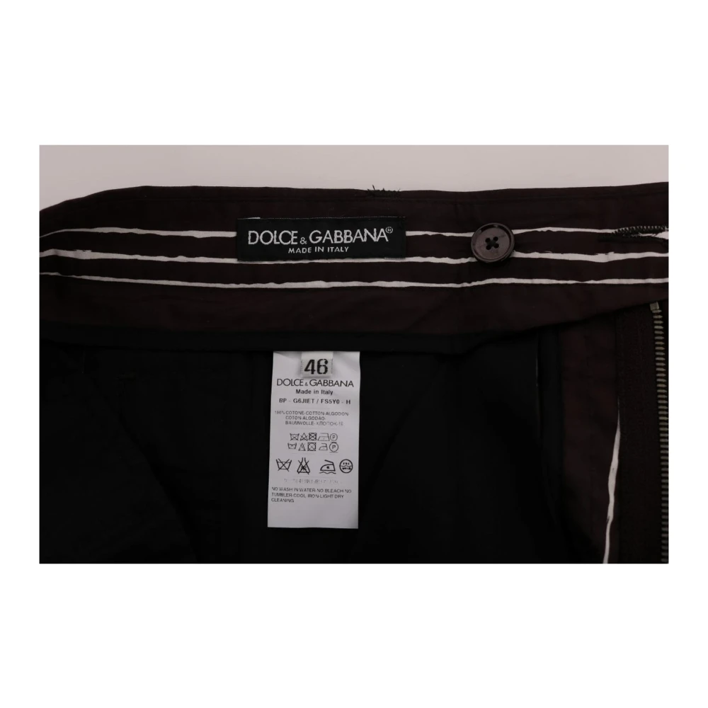 Dolce & Gabbana Gestreepte Hennep Casual Shorts Multicolor Heren