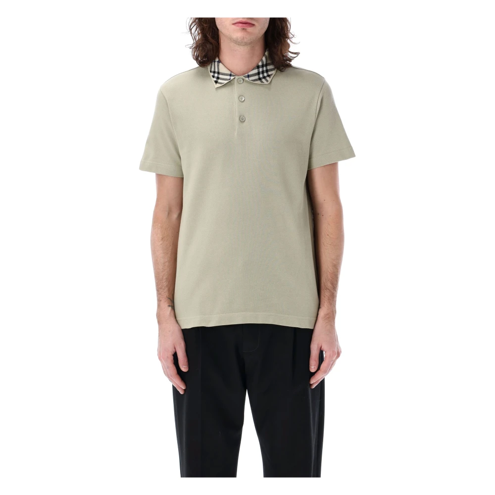 Burberry Moderne witte formele overhemd Green Heren