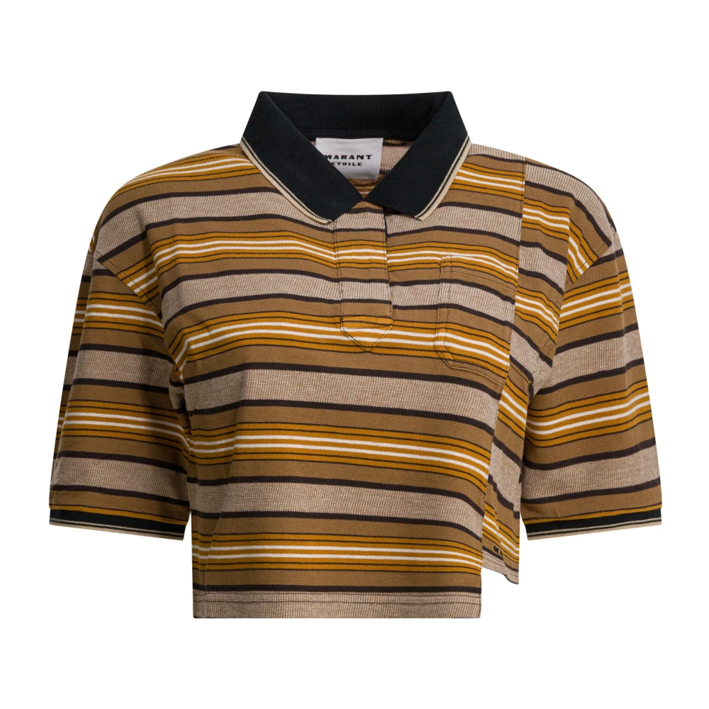 Marant Étoile Women's Beige T-Shirts & Polos Clothing Ss26