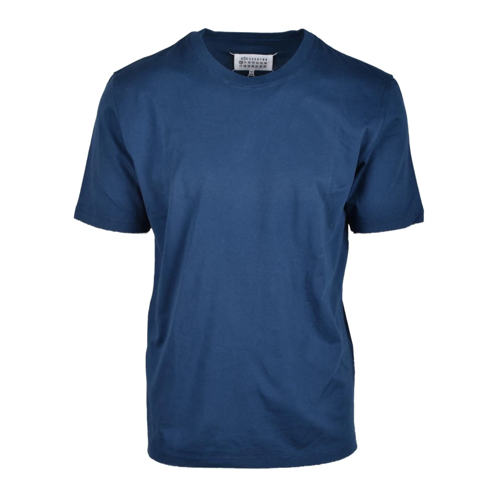 Maison Margiela Katoenen T-shirt met Unieke Stijl Blue Heren