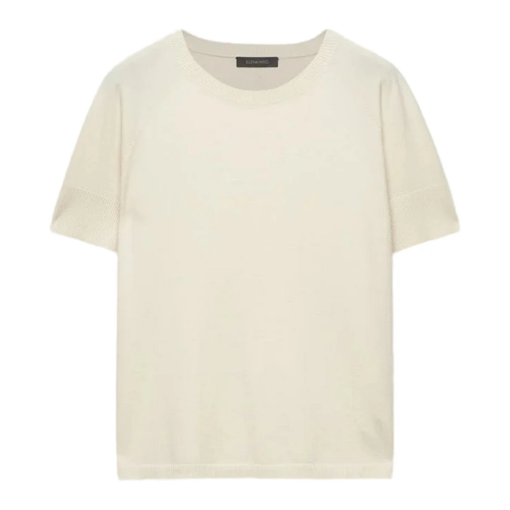 Elena Mirò Stijlvolle Gebreide Trui Beige Dames