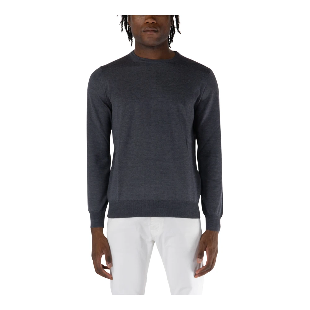 Kangra Men's Gray Crew Neck Sweater