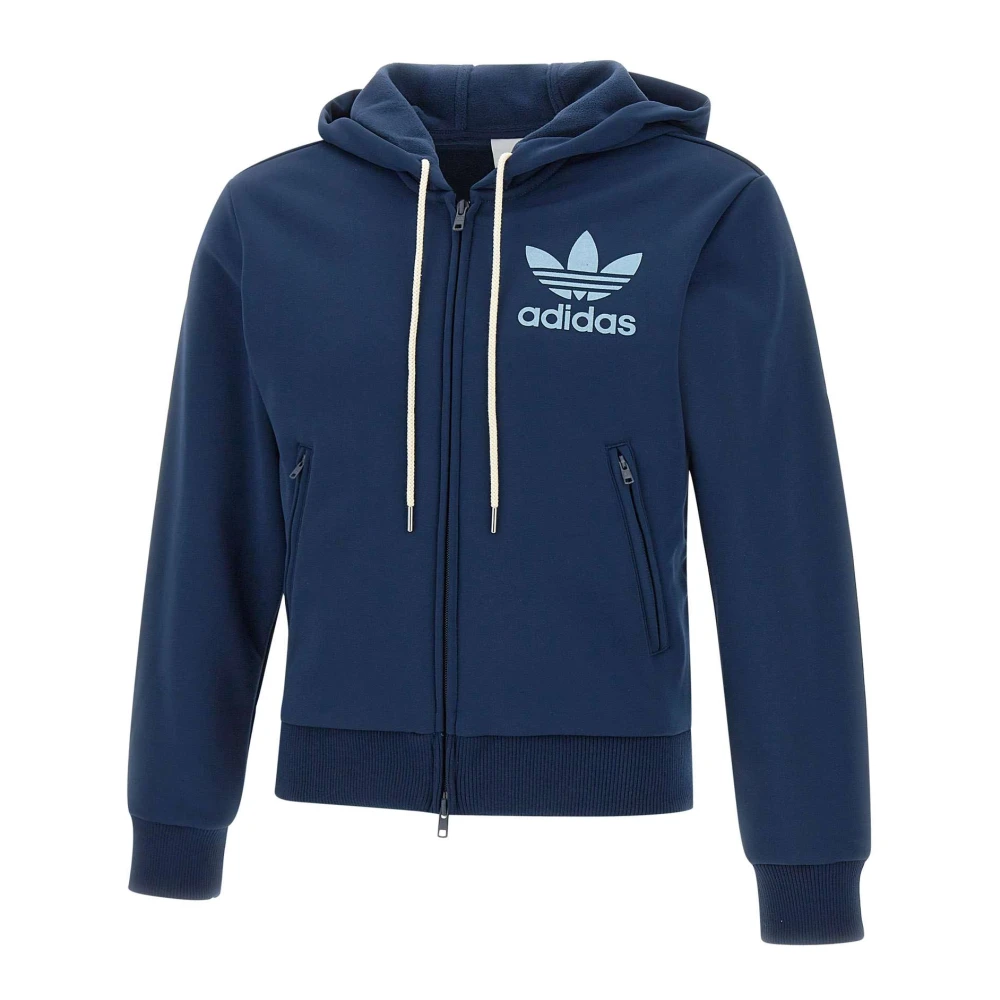 Adidas WB Track Hoodie Sweater Navy Blue Heren