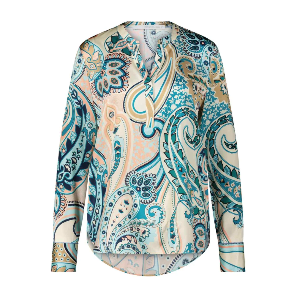 Herzen's Angelegenheit Zijden Paisley Blouse Multicolor Dames
