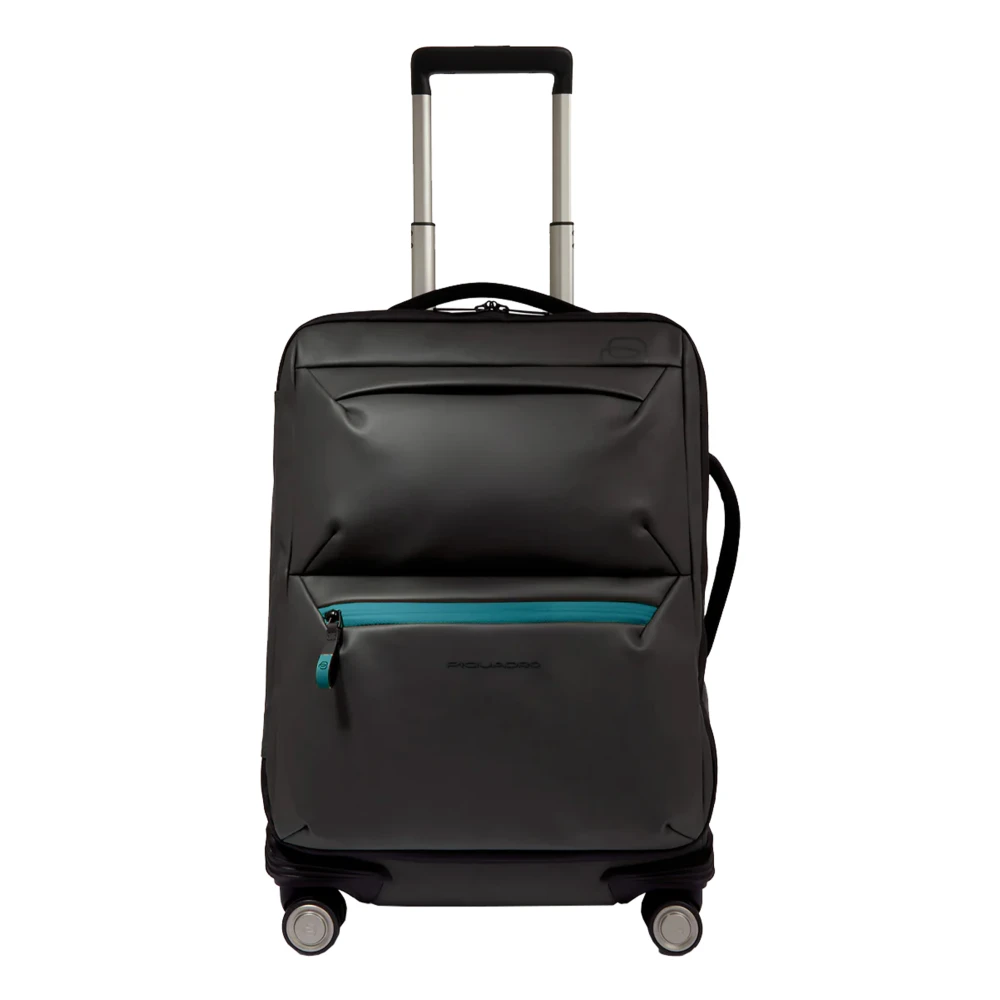 Piquadro Slim Cabin Luggage Black Unisex