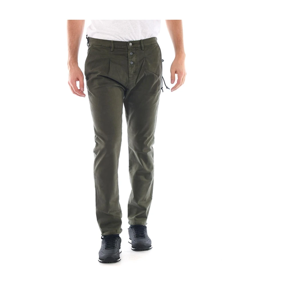 Daniele Alessandrini Men's Green Chinos, W33, Jeans Trouser