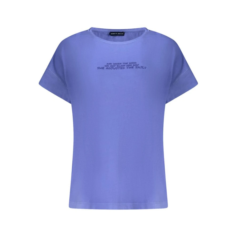 North Sails Women's Blue Embossed Logo T-Shirt