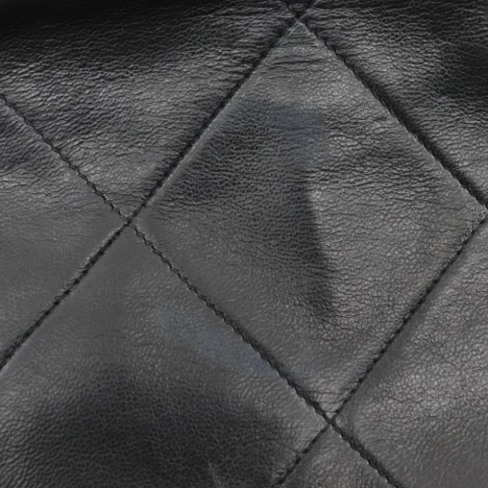 Chanel Vintage Pre-owned Fabric shoulder-bags Black Dames