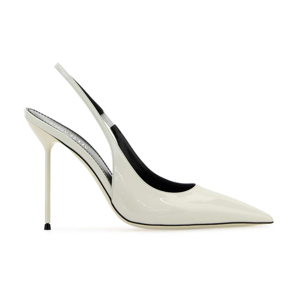 Paris Texas Vit A Lidia Pumps I T Läder