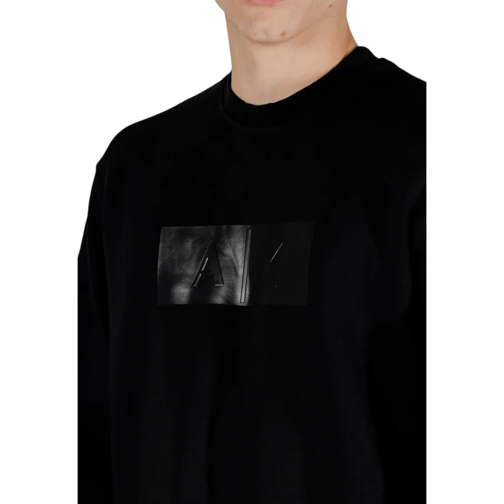 Armani Exchange Uncovered Sweatshirt Black Heren