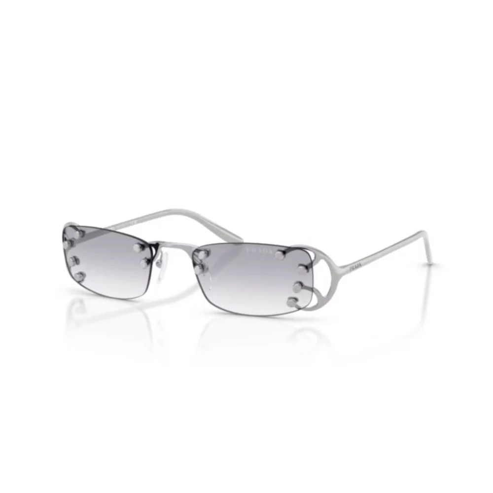 Prada Unisex Gray Sunglasses, 52 Mm, Pr C57s Sunglasses