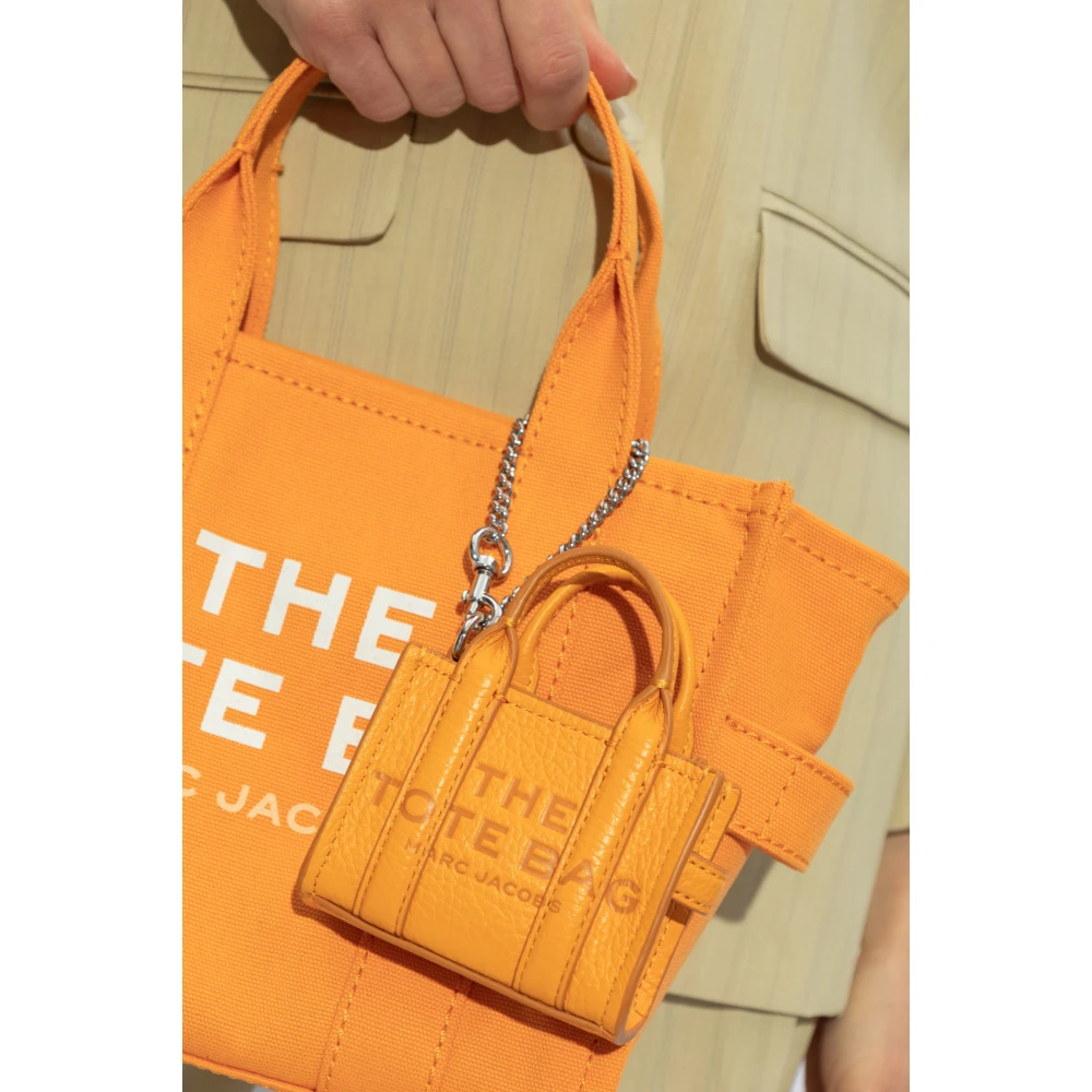 Marc Jacobs Sleutelhanger met logo Orange Dames