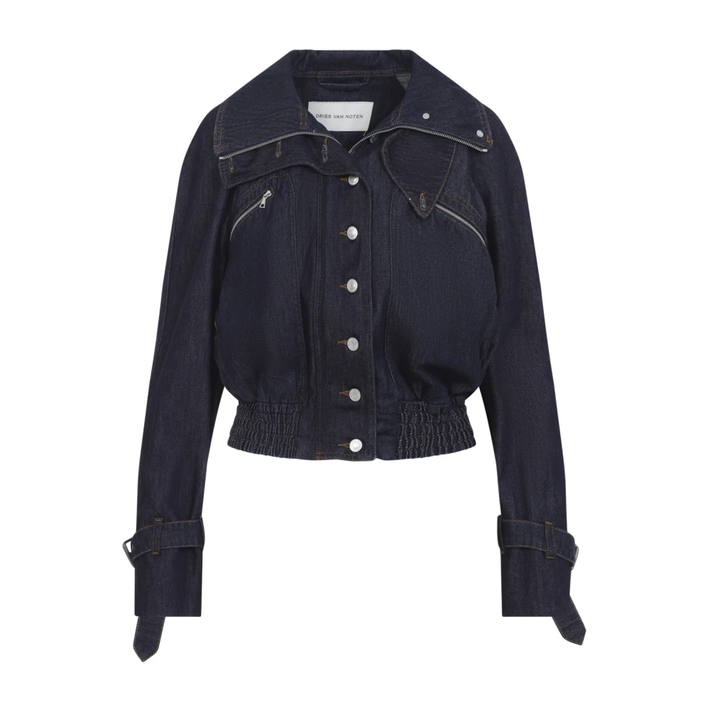 Dries Van Noten Donna Blu Giacche, S, New,