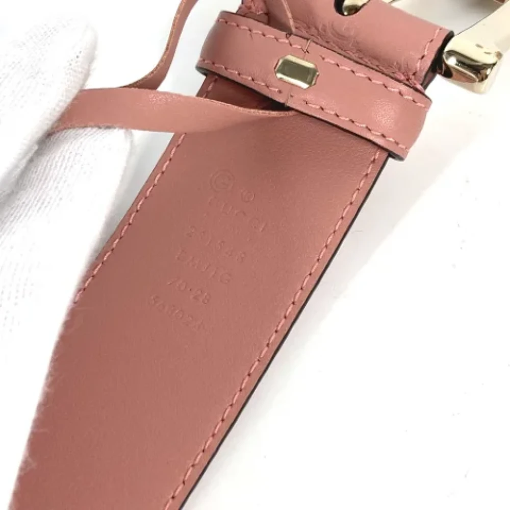 Gucci Vintage Pre-owned Leather belts Pink Dames