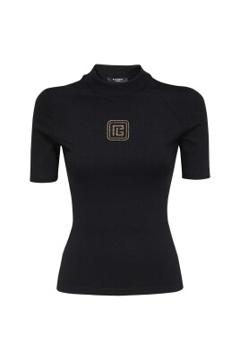 t-shirt-a-col-montant-avec-logo-imprime
