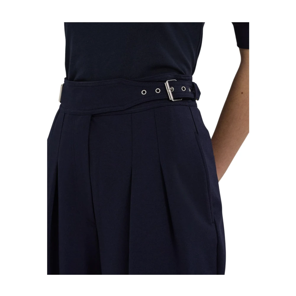 Ralph Lauren Rechte Broek Blue Dames