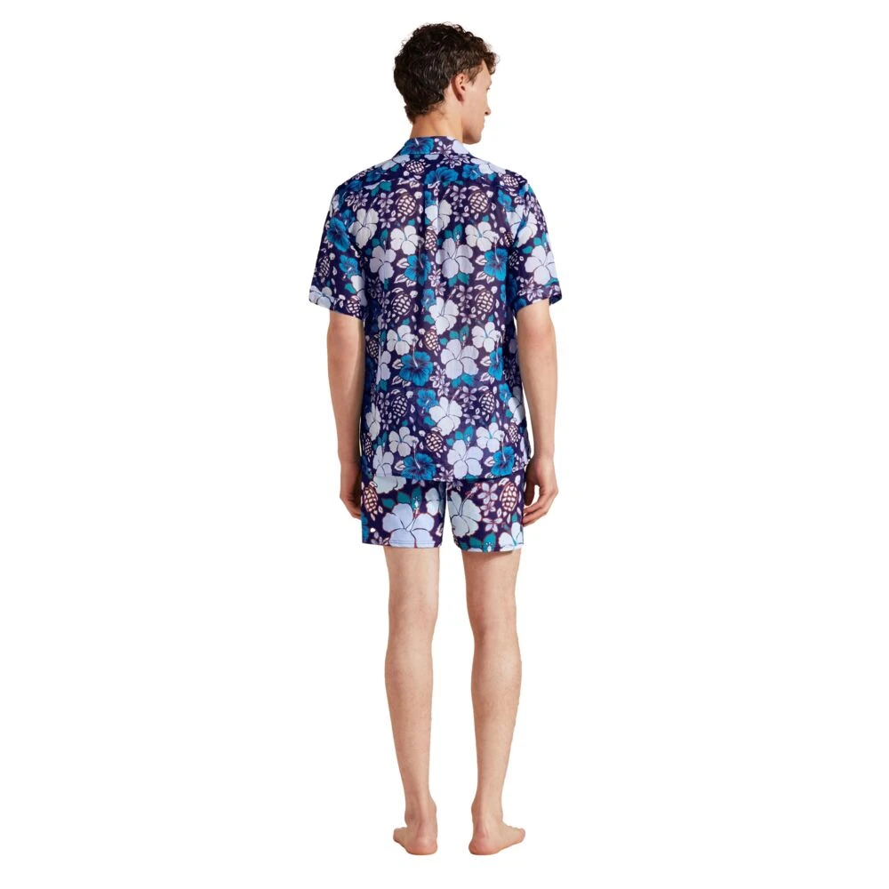 Vilebrequin Tropische Schildpadden Bowling Shirt Multicolor Heren