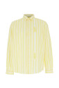 chemise-rayee-jaune-avec-col-classique