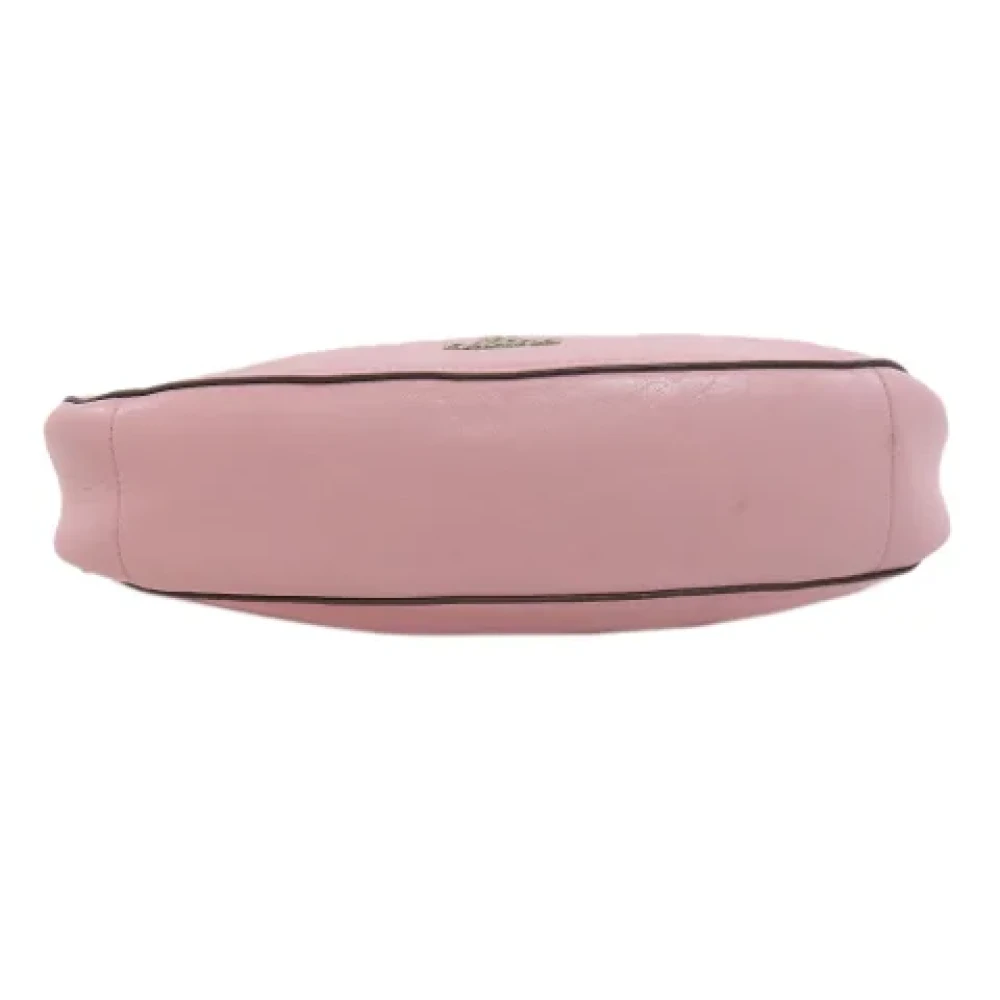 Coach Pre-owned Leather handbags Pink Dames
