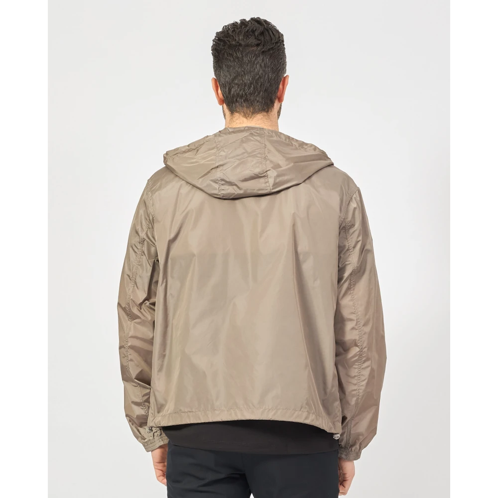 Armani Exchange Bruine Lente Hooded Jas Brown Heren
