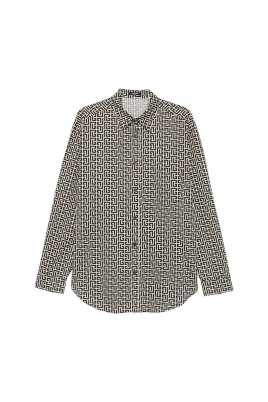 Monogram Print Shirt