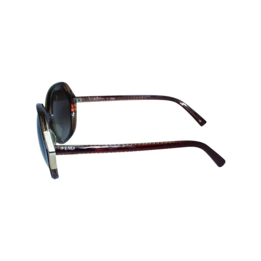 Fendi Vintage Pre-owned Plastic sunglasses Brown Dames