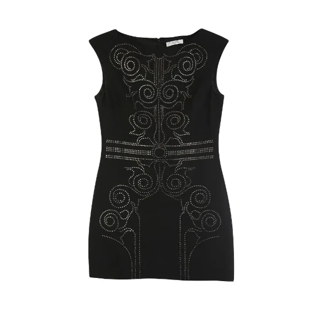 Versace Pre-owned Polyester dresses Black Dames