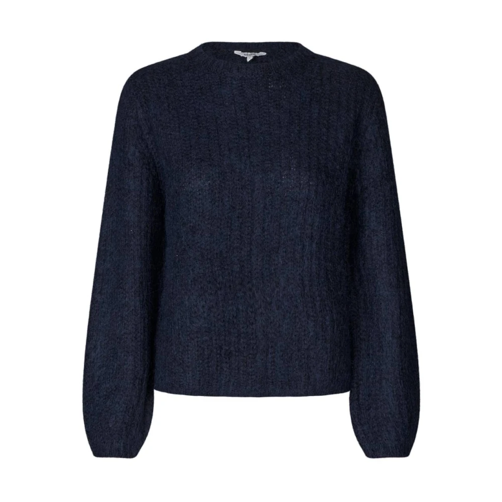 MbyM Navy Grof Gebreide Trui Corey Blue Dames