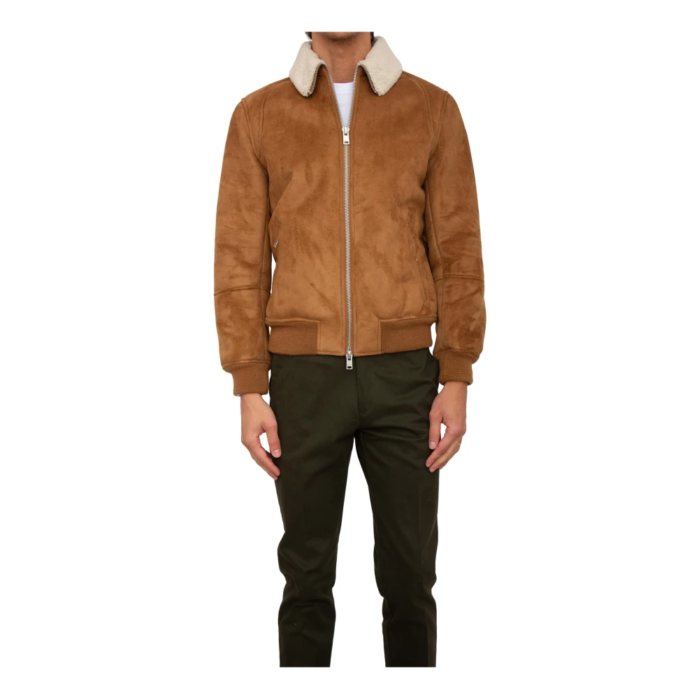 Liu Jo Kameel Schapenvacht Winterjas Brown Heren