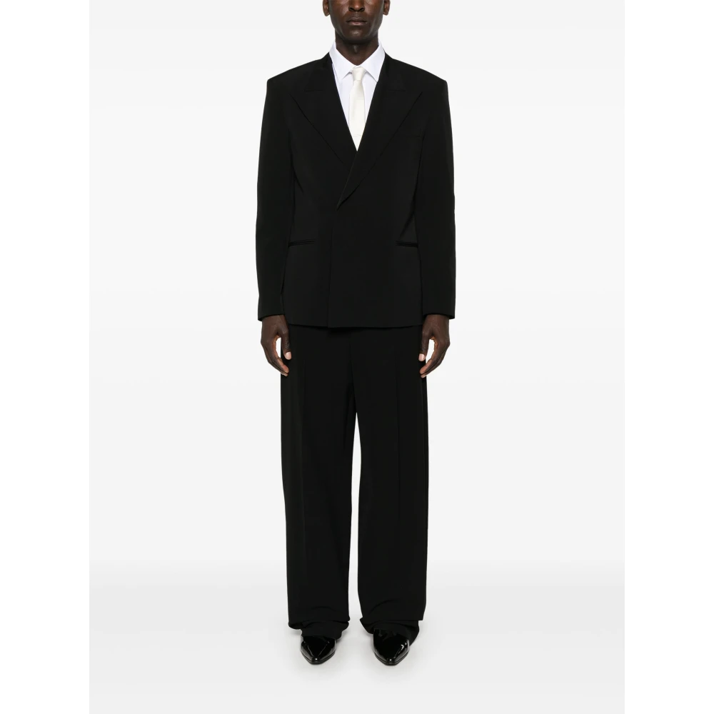 Saint Laurent Witte Overhemd met Puntkraag White Heren