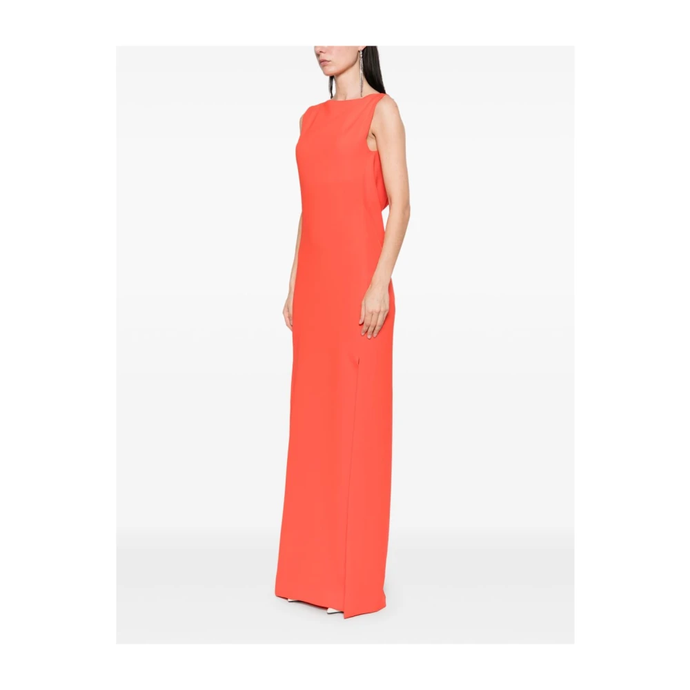 Max Mara Rode Pianoforte Jurk met Knoopdetails Red Dames