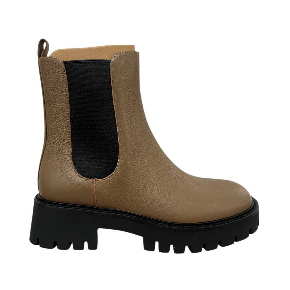 Michael Kors Chelsea-boots i skinn Brown, Dam