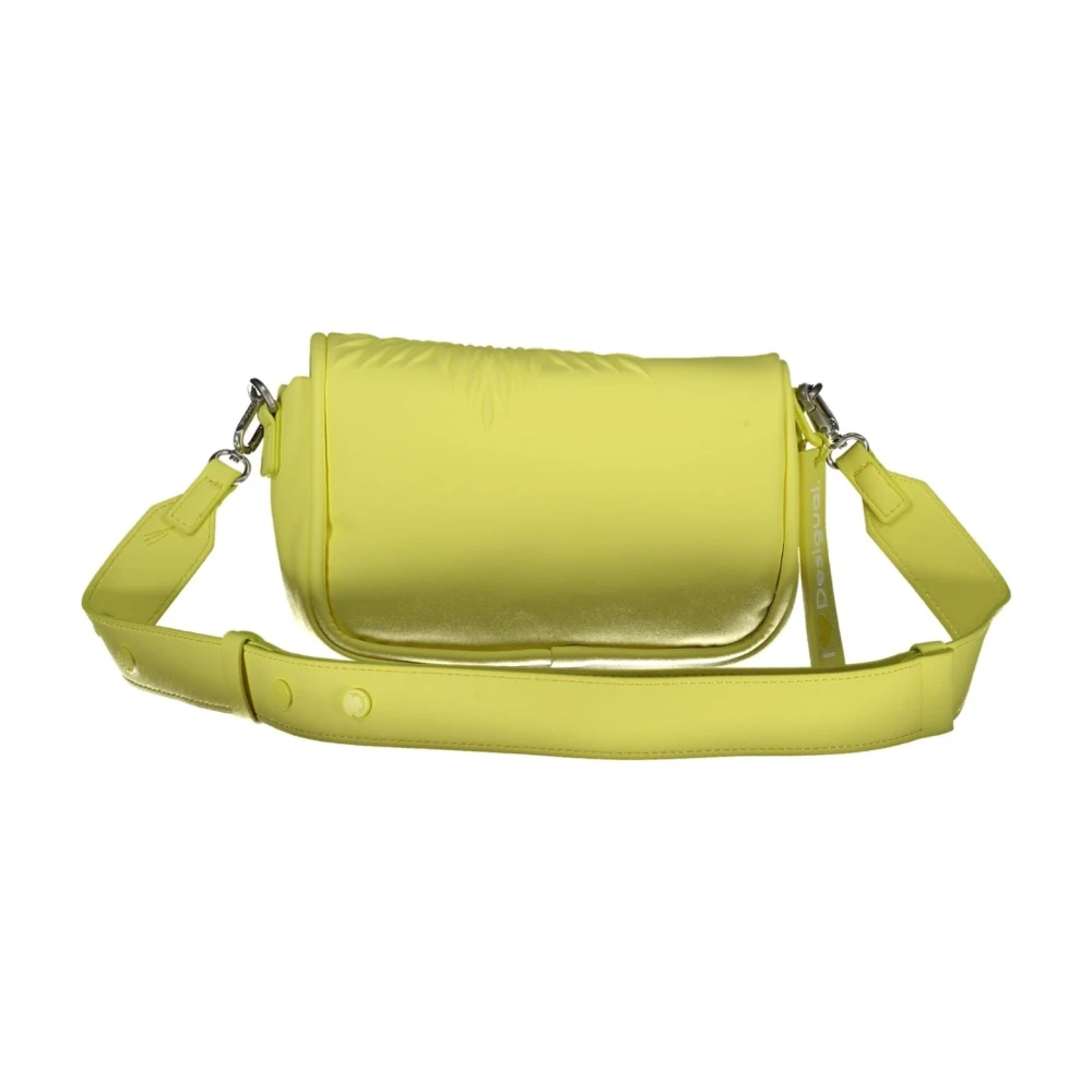Desigual Gele Schoudertas met Verstelbare Band Yellow Dames