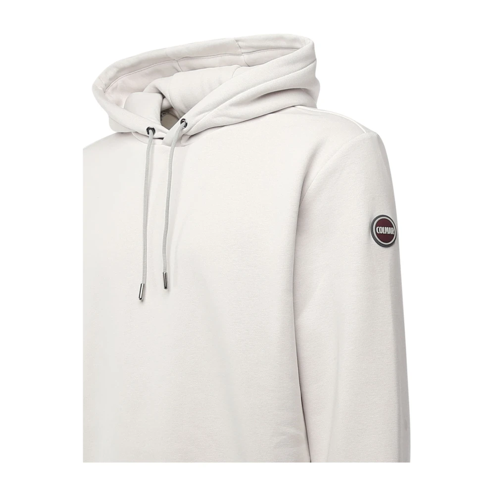 Colmar Witte Sweater met Muts en Koord White Heren
