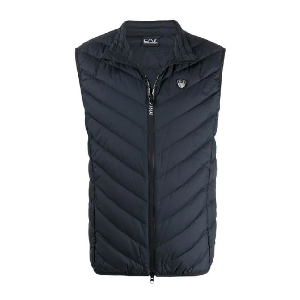 Emporio Armani Ea7 Men's Blue Vests,, Vest Extra Large