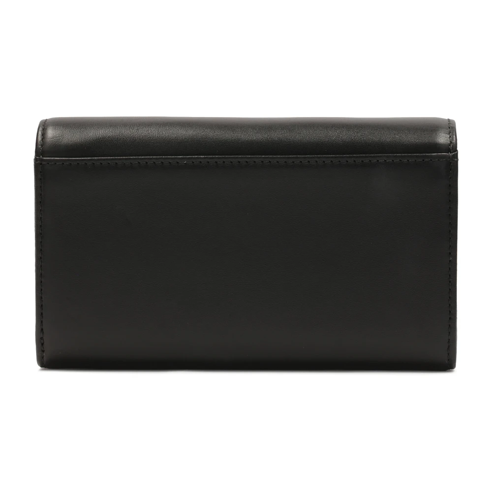 Kazar Universele zwarte leren portemonnee Black Dames