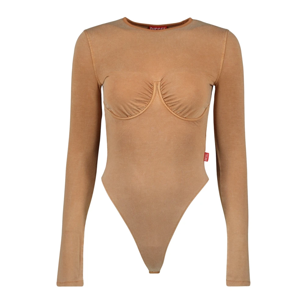 Diesel Beige T-Finne Body voor vrouwen Beige Dames