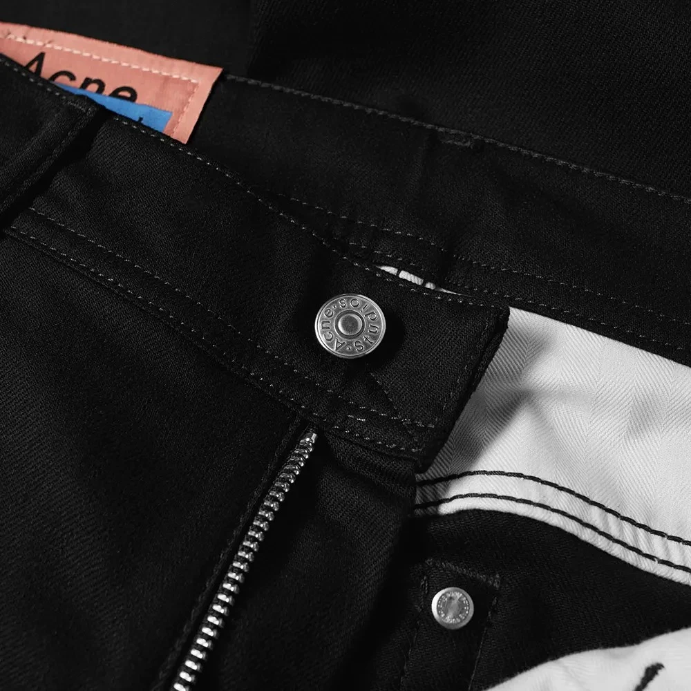 Acne Studios Stay Black Slim-fit Jeans Black Heren