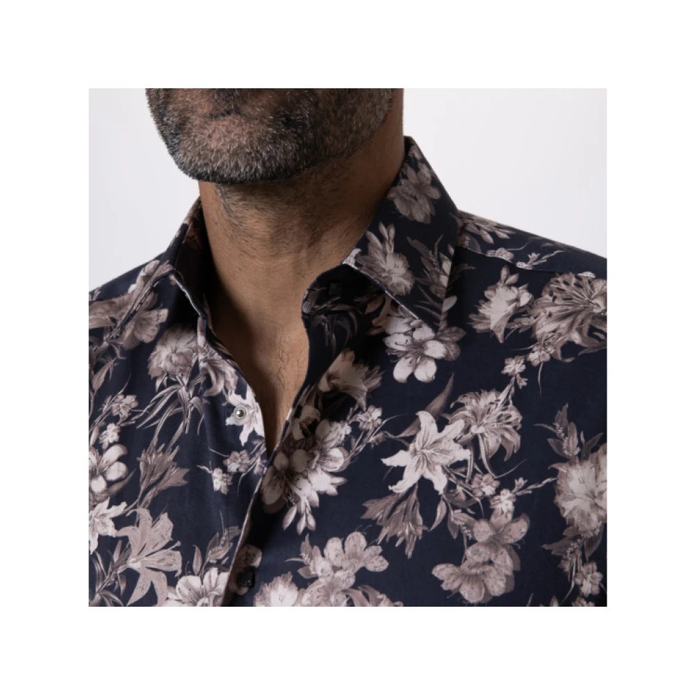 Karl Lagerfeld Beige bloemmotief overhemd Multicolor Heren
