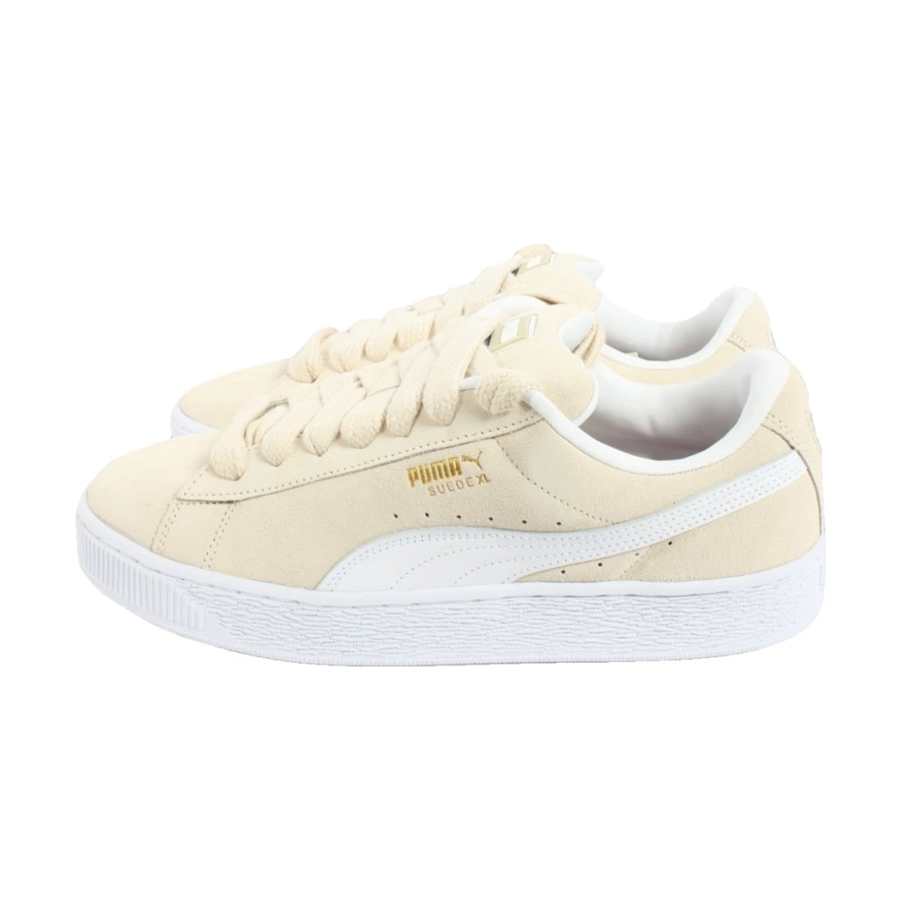 Puma Men's Beige Suede Xl - Sneakers - 3 1/2 Uk - Shoes