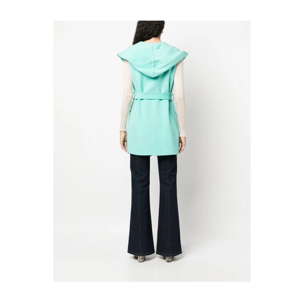 P.a.r.o.s.h. Lam23 Gilet Vest Green Dames