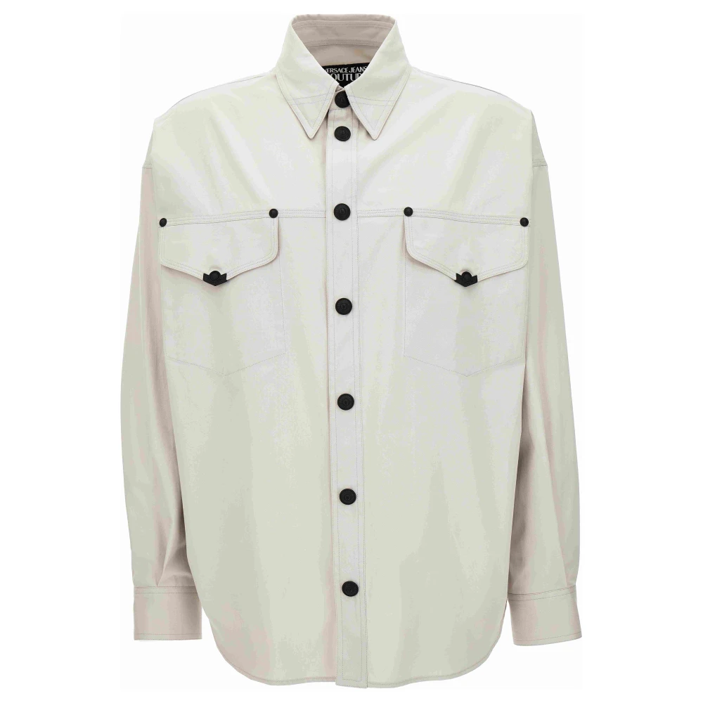Versace Jeans Couture Overhemden Gray Heren